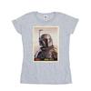 Star Wars Womens/Ladies The Mandalorian Boba Fett Cotton T-Shirt