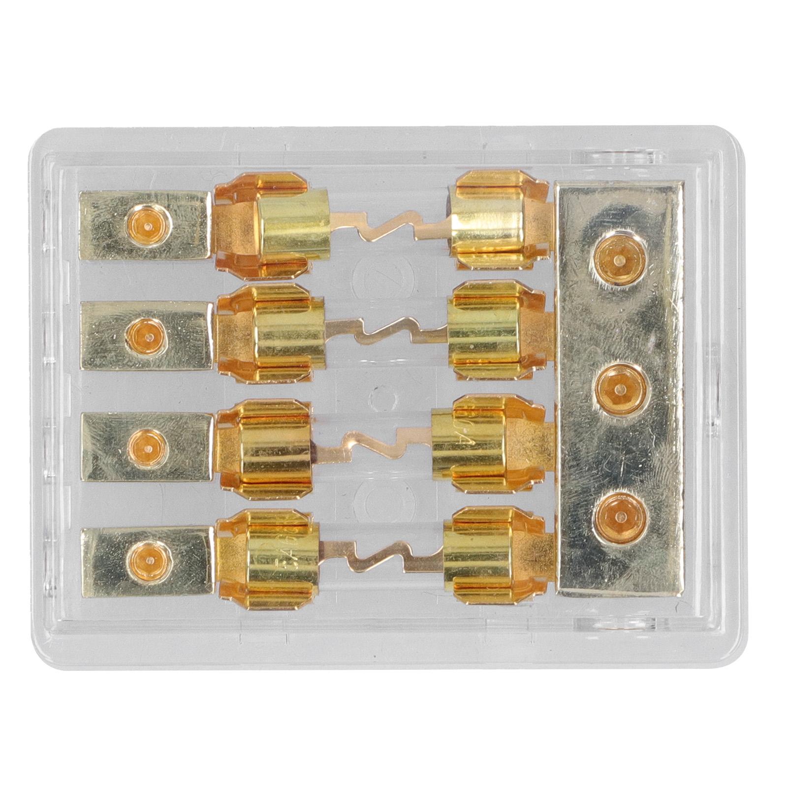 

12 В 60 А держатель предохранителя лезвия распределительный блок 1 в 4 выхода для автомобиля яхты стерео аудио