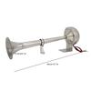 Loud Single Trumpet 328DB 12V 30W Stainless Steel Universal Air Horn for Boats RVs Yachts VXH1112MAR‑C