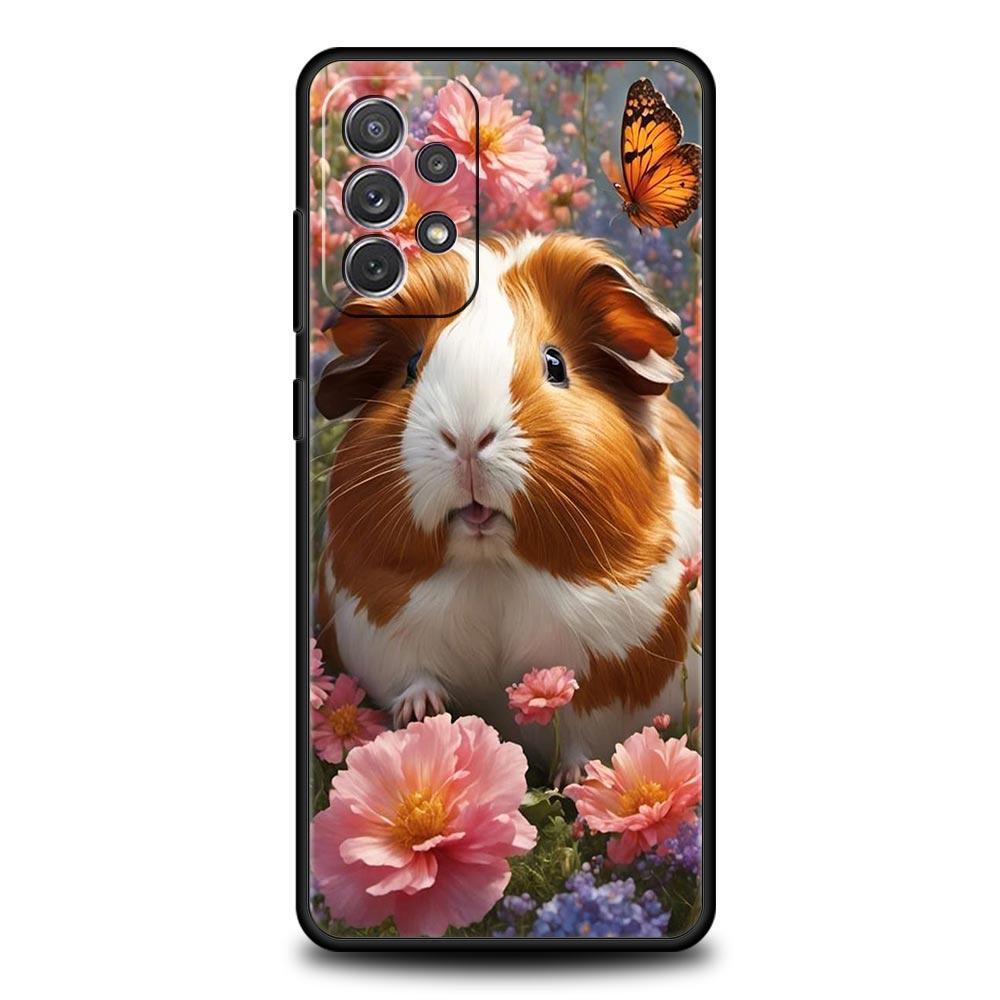 Animal Guinea Pig Cavy Cute Phone Case For Samsung A15 A13 A51 A71 A41 A31 A21S A03S A05 A35 A55 A23 A25 A33 A53 A73 5G Cover