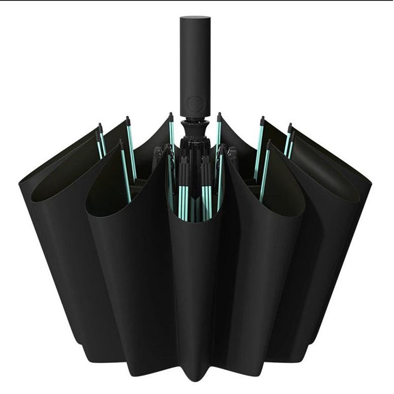 60-Bone Automatic Folding Umbrella, Dual-Use for Rain or Shine, Anti-UV Sunshade for Men and Women
