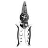 Multifunctional Electrician Wire Stripper Crimper Tool Suitable for Peeling Networking Cabling Wire Stripper