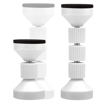 Dotcom Prime Spannungs-Katastrophe für schmale Lücken, 2 Stück, Erdbebensichere Stangen, Anti-Kipp, Erdbebensicher, Prävention, Verwendung, 11cm, Weiß,