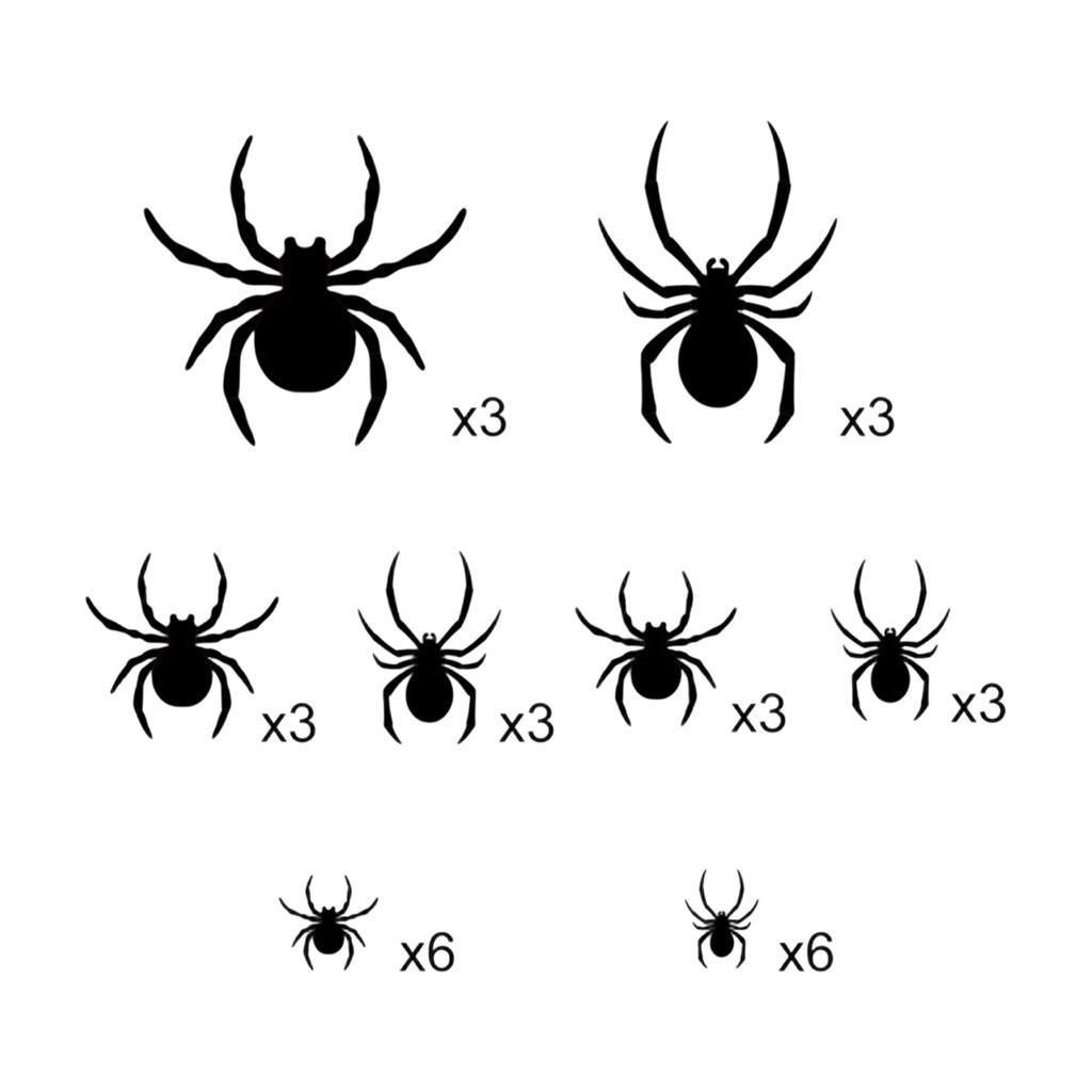 Halloween Wall Decal with Night Light for Party Decoration