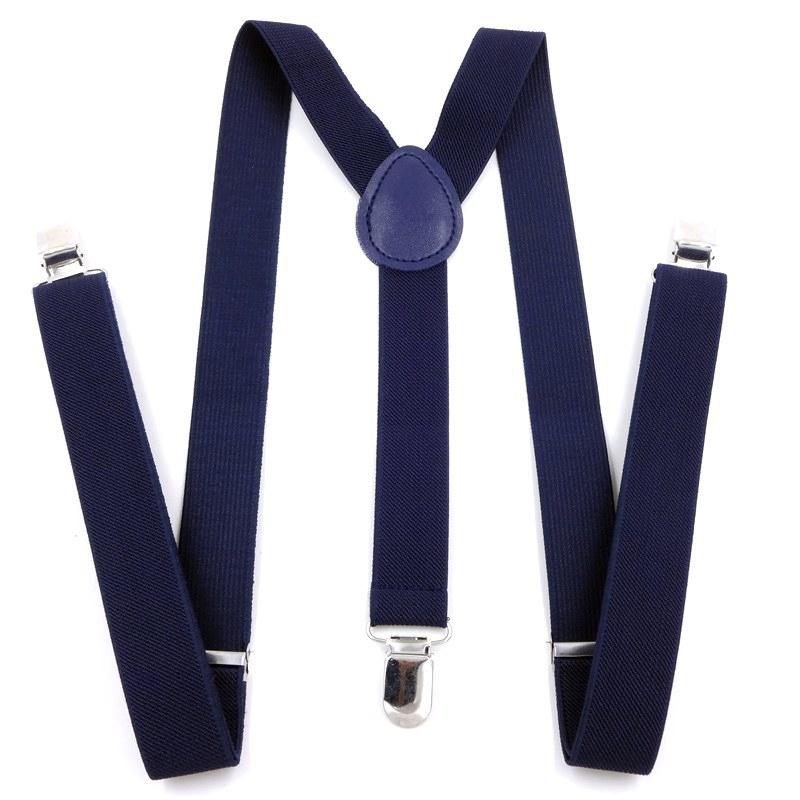 Men'S Adjustable 1 Inch Wide Y Shape Elastic Hanging Pants Suspenders Daily Dressing Accessories Strong Metal Clips Unisex