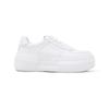 Leather Platform White Shoes Women's Spring and Summer Cowhide Shoes Versatile Sports Shoes Muffin Sole Casual Shoes Board Shoes