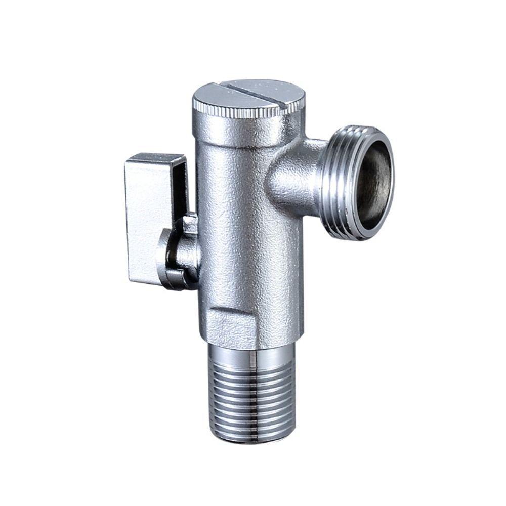 Space Saving Two Way Angle Valve Water Saving Washing Machine Faucet  Kitchen Bathroom Tools