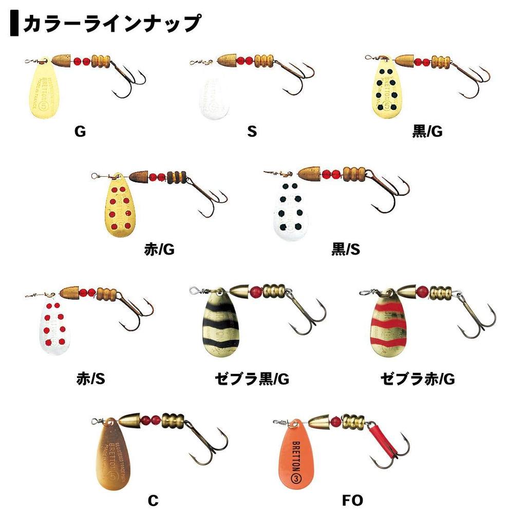 Daiwa Trout Bretton D 2P Lure #2 Aka/S