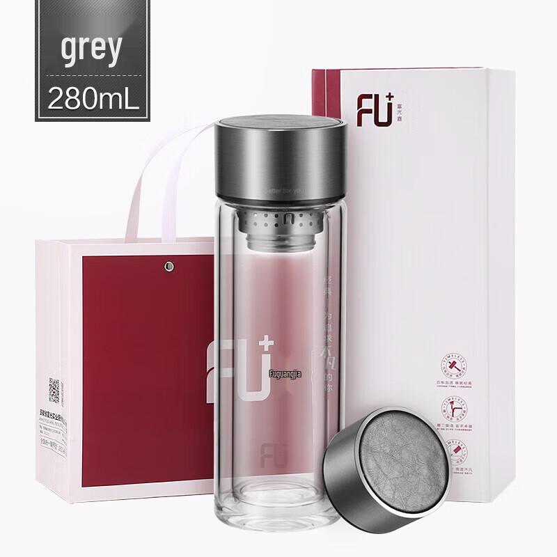 Fuguan Double-Layer Glass Tea Infuser Bottle