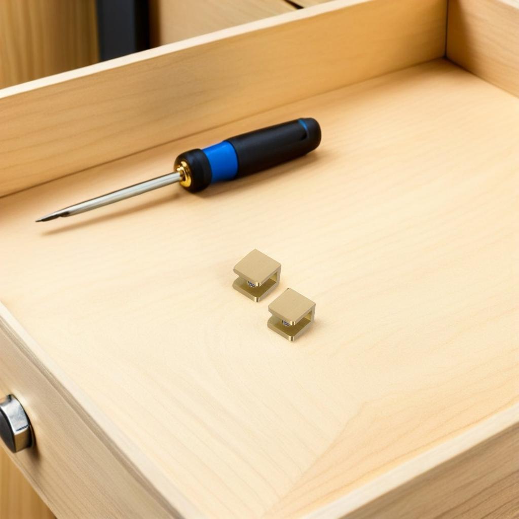 2 Stück Messing Glasregal-Klemmenhalterungen Robuste Wandmontage-Regalklammern Rahmenlose Glas-Stützhalterungen für Zuhause Büro