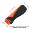 1 Pair Orange Black Mountain Bike Grips Ergonomic Handlebar Grips  for BMX Riding
