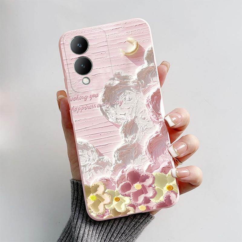 Custodia Per Vivo Y17 S Y17S Y16 Custodia Per Telefono Silicone Morbido Bella Farfalla Cover Posteriore Per VivoY17S Vivo Y 17S Y 16 Fundas Coque Capa