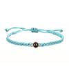Handmade Woven Stainless Steel Bracelet with Custom Photo and 'I Love You' In 100 Languages Projection