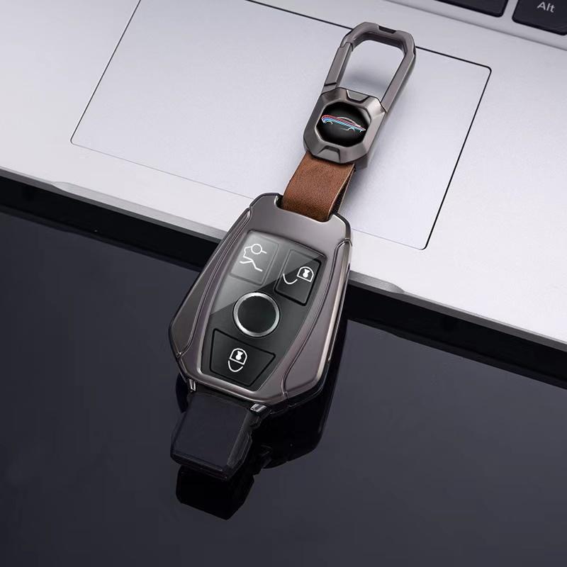 Metal Car Key Case Cover Protector Shell for A B C E Class GLS GLA GLK GLC CLS CLA AMG W204 W205 W212 W463 W176