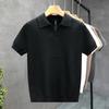 Polo Stile Sartoriale, Top Morbido Traspirante a Maglia con Abbottonatura a V, Camicia Comoda per Uscite Informali ed Eventi Semi-formali