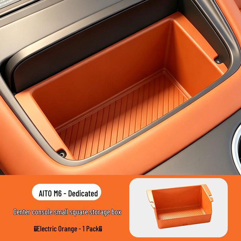 Silicone Protective Set for AITO M6 Console Storage Box Modifications
