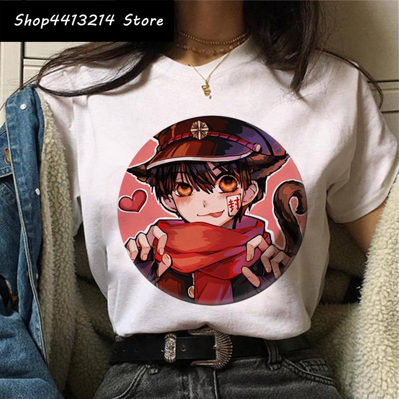 Hanako Kun T Shirt Women Japanese Anime Summer Tops Toilet Bound Funny Cartoon TShirt Harajuku Unisex Tshirt Female New