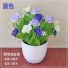Artificial Silk Flower Potted Plant Desktop Decor Home Office Interior Styling Small Fake Floral Arrangement