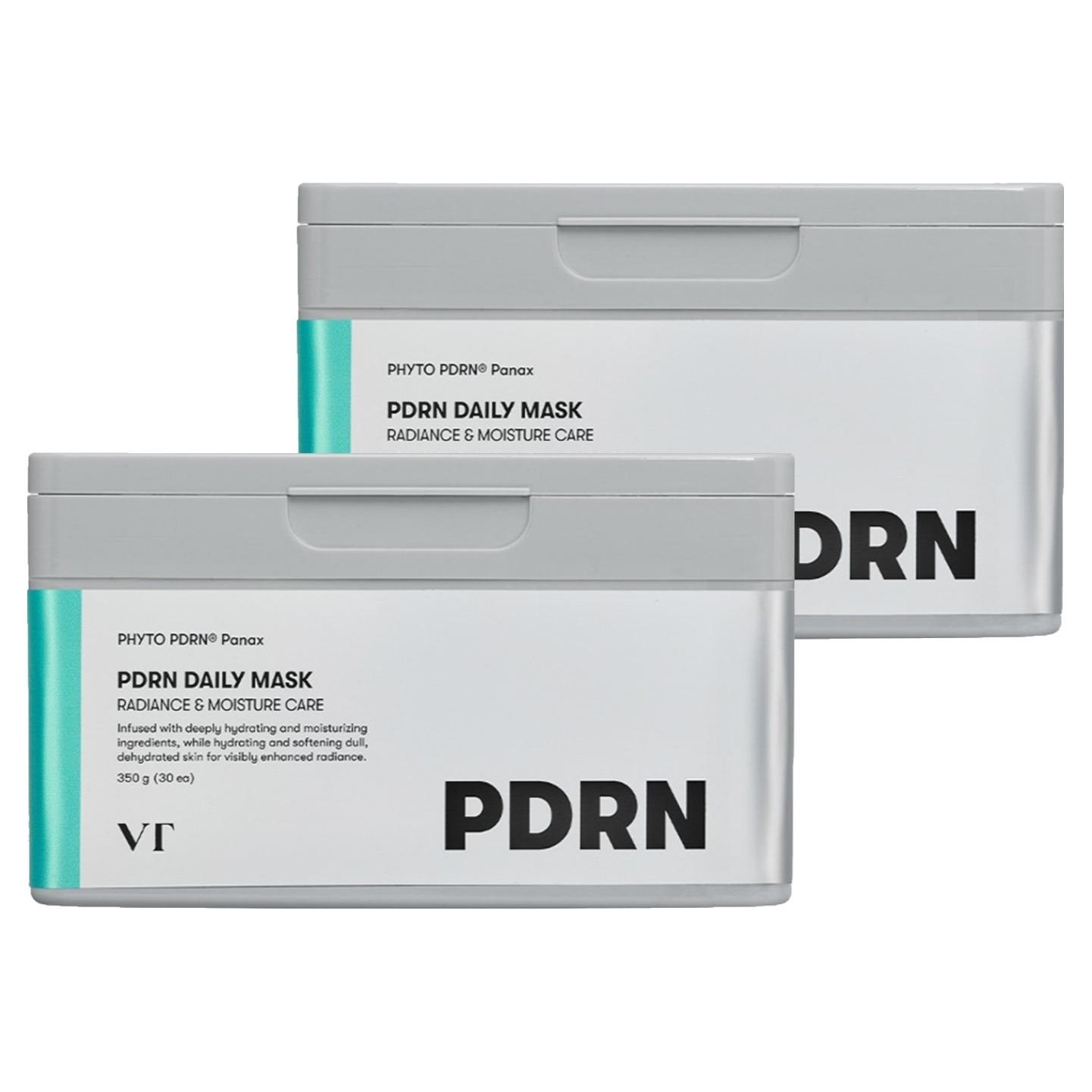 VT COSMETICS PDRN Daily Sheet Mask Revitalizing & Hydrating Care 30pcs x2