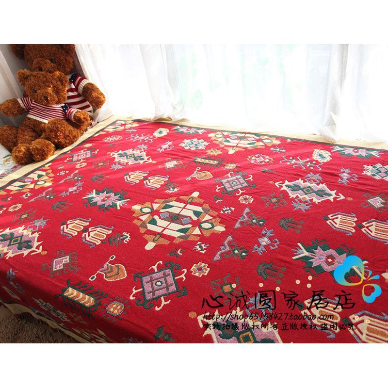 

Чехол на диван Диванное полотенце Подушка для дивана Полотенце для спинки Одеяло для кровати Полностью закрывающий Тканевый Крафт Заказ от иностранной торговли Оригинальный Чистый хлопок Проволочное одеяло Use Bohemia style on both sides 90 * 150cm