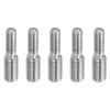 PATIKIL 5 Pack M6*M8*30 Double End Thread Stud Bolts 304 Stainless Steel Rod Bolt Thread Reducer Adapter 31mm Length