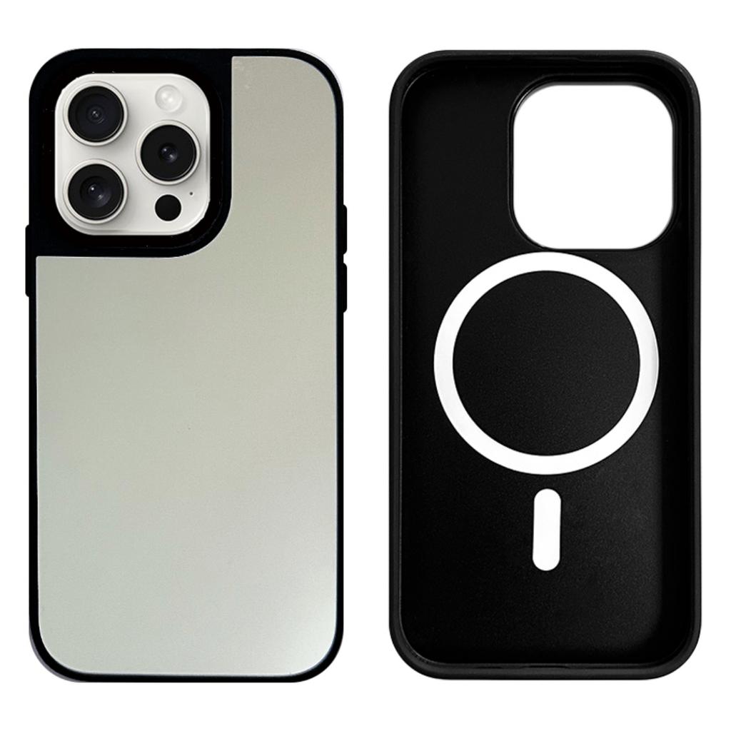 Luxury Makeup Mirror Phone Case For iPhone12 13 14 15 17Pro Max11 16Pro Max 17Pro iPhone Air 16Plus Hard Case MagSafe Compatible