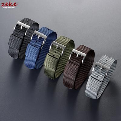 Army Military Watch Band 18mm 20mm 22mm 24mm Ribbed Nylon Watch Strap Men Wristband for Omega for Rolex for Seiko Wristband Belt