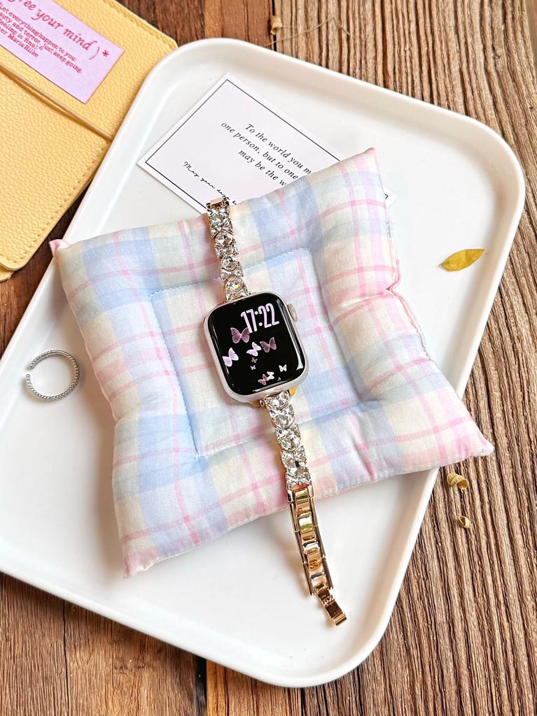 Bow Diamond Strap for Apple iWatch Series 2 to 11 Wristband
