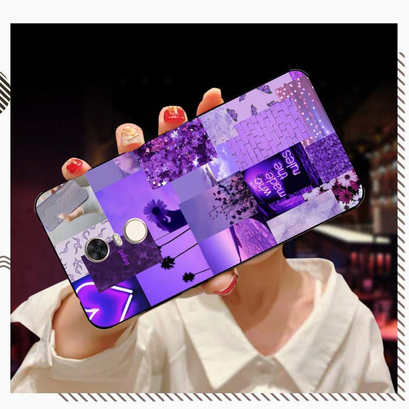 Husă de telefon Purple Love Aesthetic Art pentru Redmi 5 6 7 8 9 A 5plus K20 4X S2 GO 6 K30 pro