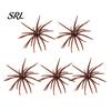 Bass Fishing Tackle 5Pcs Bionic Sea Urchin Lure, 4cm/0.5g, 7cm/1.6g, 9cm/2.8g, 11cm/8.7g Floating Freshwater Fish Lures Artificial Bait, Fuzzy