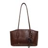 2024 Women's High-End Retro Large Capacity Autumn/Winter Shoulder Tote Bag