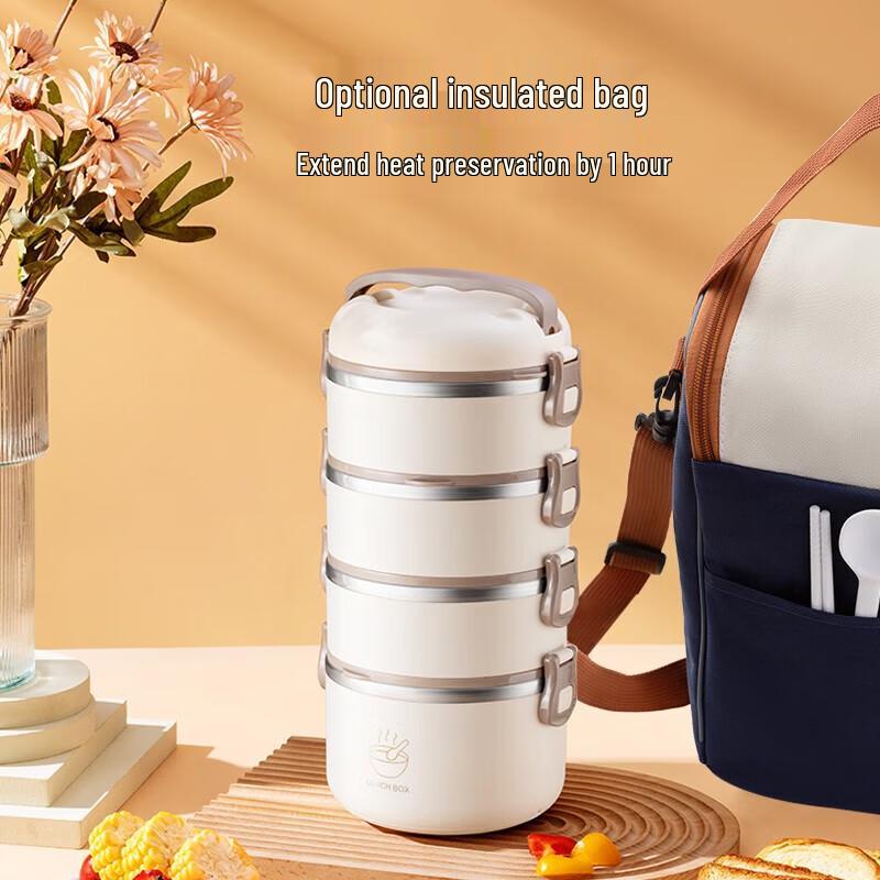 NIVORCE Stainless Steel Insulated Food Containers