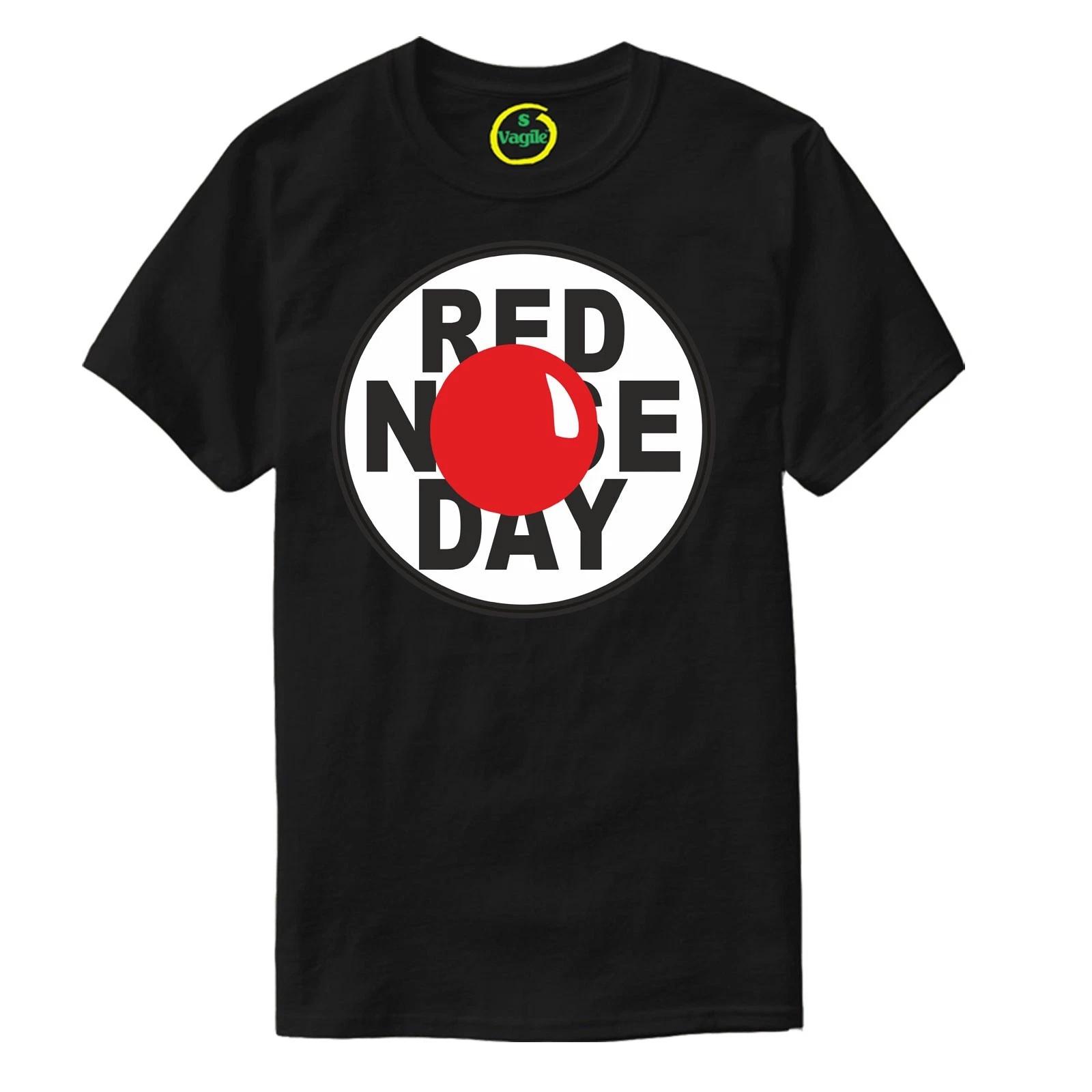 T Shirt Kids Adults Red Nose clown Day Comic Relief Happy Funny Charity 2026 100