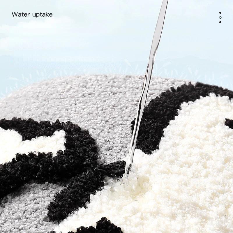 Adorable Dog Bath Mats - Premium Plush Microfiber Bathroom Rug, Super Absorbent Quick-Drying Pet Foot Mat for Bathroom Decor