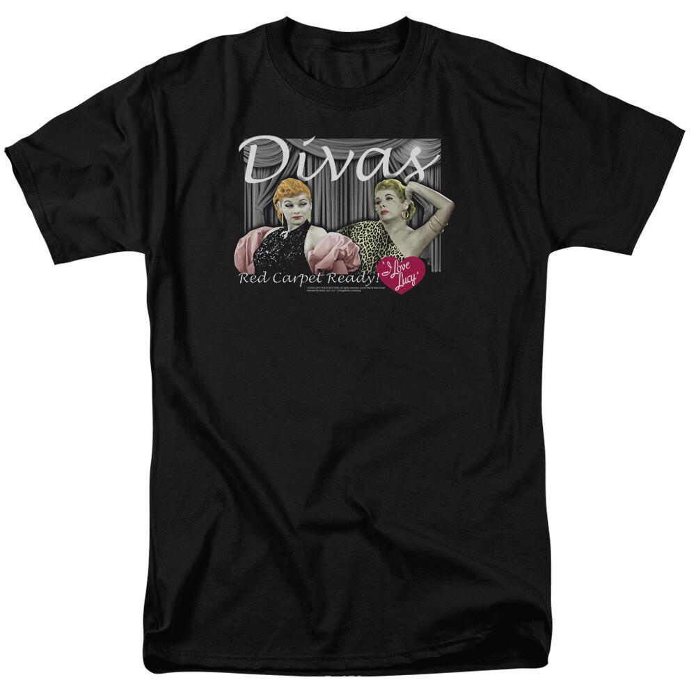 I Love Lucy Divas T Shirt Licensed Funny TV Show Tee Black L