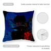 Dead For Love Cushion Cover Anti-dustmite Pillowcase Invisible Zipper Silky Short Plush Sofa Cushion Cover