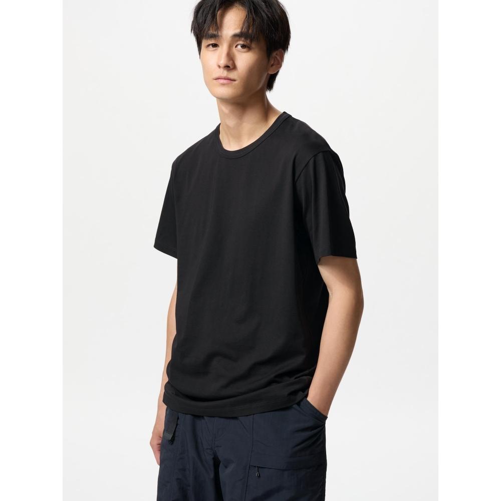 Uniqlo Airism CoTTon Crew Neck T  shorT Sleeve