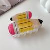 Acrylic Hair Claw School Bus Pencil Computer Fruit Shape Hair Clip Women Grabber Style Hairpin Hair Accessories