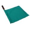 Sports Referee Flag Stainless Steel High Visibility Handheld Racing Signal Flag with Sponge Handle for Soccer