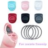 Water Bottle Silicone Stopper 6X Replacement Stoppers With 4 Sealing Rings Water Bottle Top Lid Gasket For 19oz 24oz 32oz 40oz