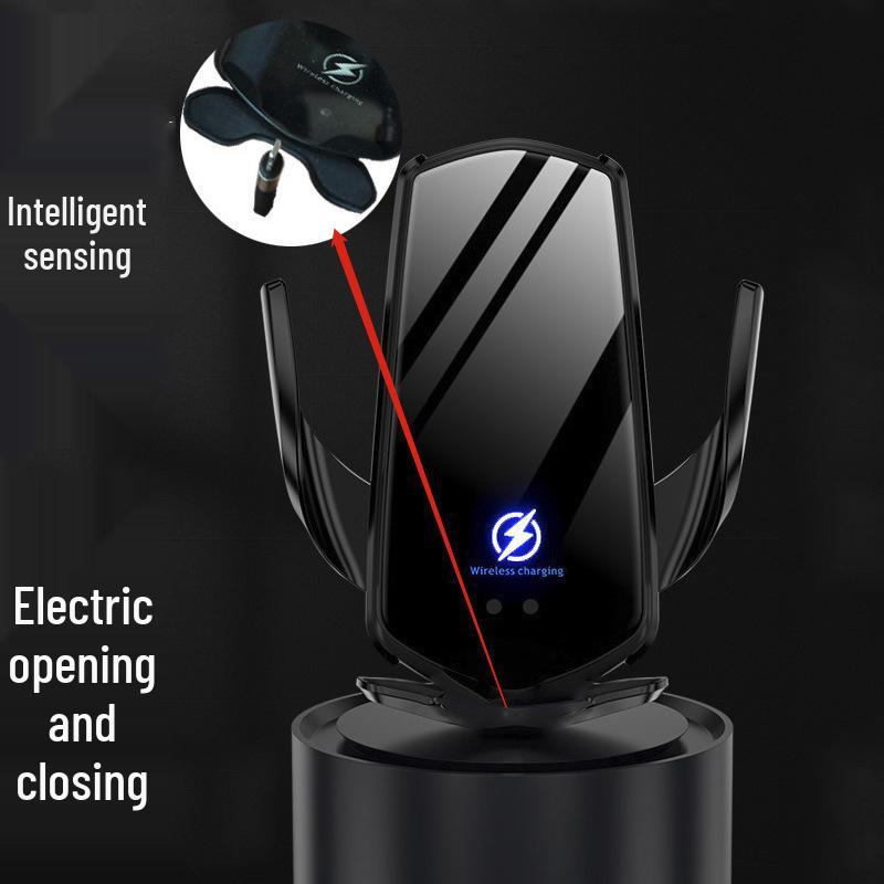 

Автомобильный держатель для телефона и беспроводное зарядное устройство: Умная индукция, Внутреннее крепление, Подставка с поддержкой навигации Customizable Text/Picture: Default Universal