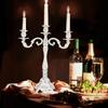 1pcs Zinc Alloy Candle Holder 3 Arm 3 Arm Candle Holder Retro Metal Candelabra  Home Decor