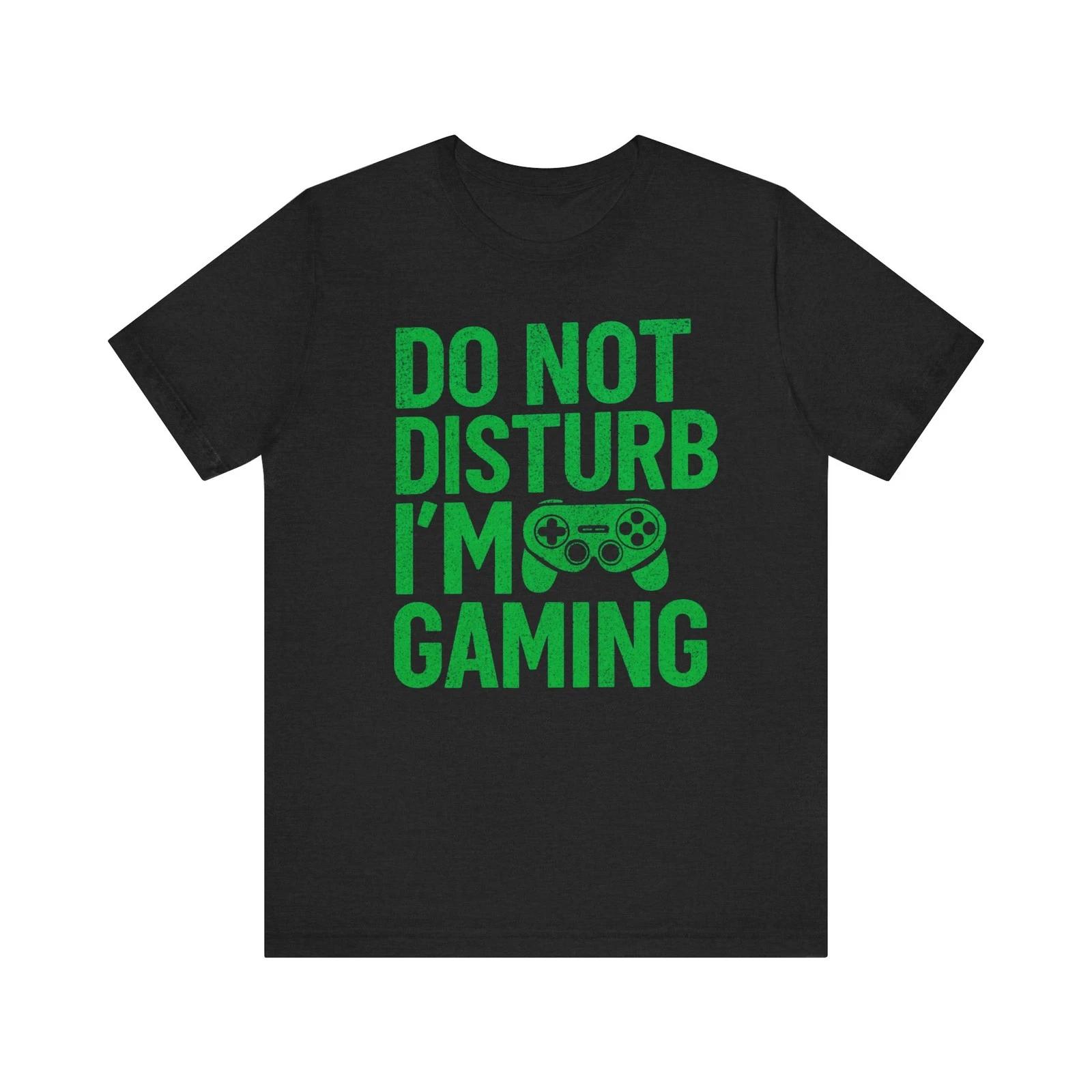 Unisex Gaming Tee - Do Not Disturb, Gamer Shirt, Casual Wear, Novelty [...] S