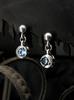 Sterlingworth Moonlight-D1 Natural Stone Silver Earrings