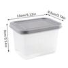 Square Refrigerator Food Vegetable Fruit Storage Box Fridge Organizer Drain Basket Meat Onion Ginger Clear Crisper With Lids