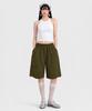 UNDEROFF Low-Cut Out-Pocket Bermuda Pants Khaki