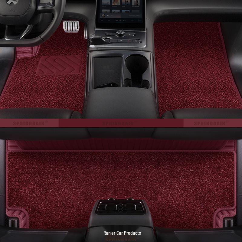 NIO ES6, ES8, EC6, ET7, ET5 Car Floor Mats - Full Surround Genuine Leather for Six or Seven-Seaters