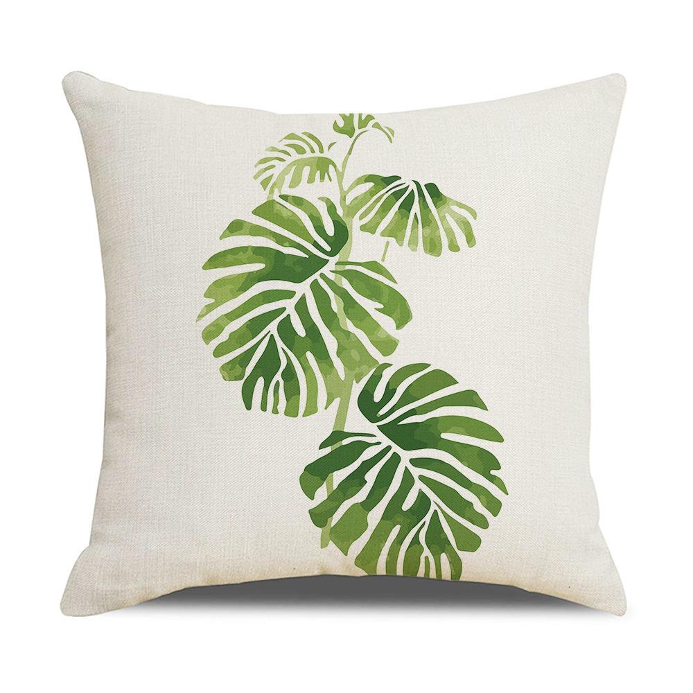 Ins Nordic Tropical Plant Pillow Cover New Home Furnishings Office Lumbar Cushion Pillow Cover