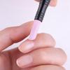 Removedor de cutícula de uñas doble, cabezal empujador, exfoliante de cuarzo, bolígrafo de piedra, grano, manicura, esmalte y pedicura
