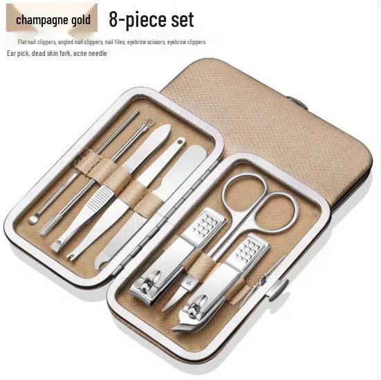 Black King Kong Nail Clipper Set - Manicure & Pedicure Tools for Men and Women